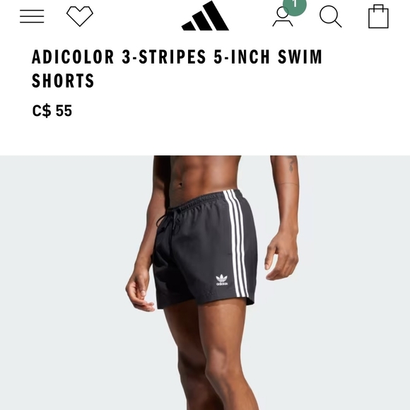 Adidas 5 Inch Shorts (Read Description) - Picture 3 of 3
